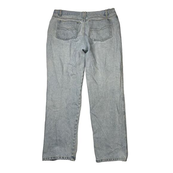 Bugle Boy VTG 90s Relaxed Fit Straight Leg Dad Jeans Light Wash Mens 38x30 - Picture 2 of 6